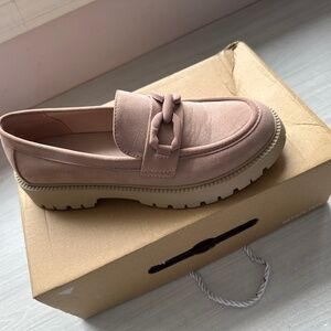 Blush pink Loafers women's size 8